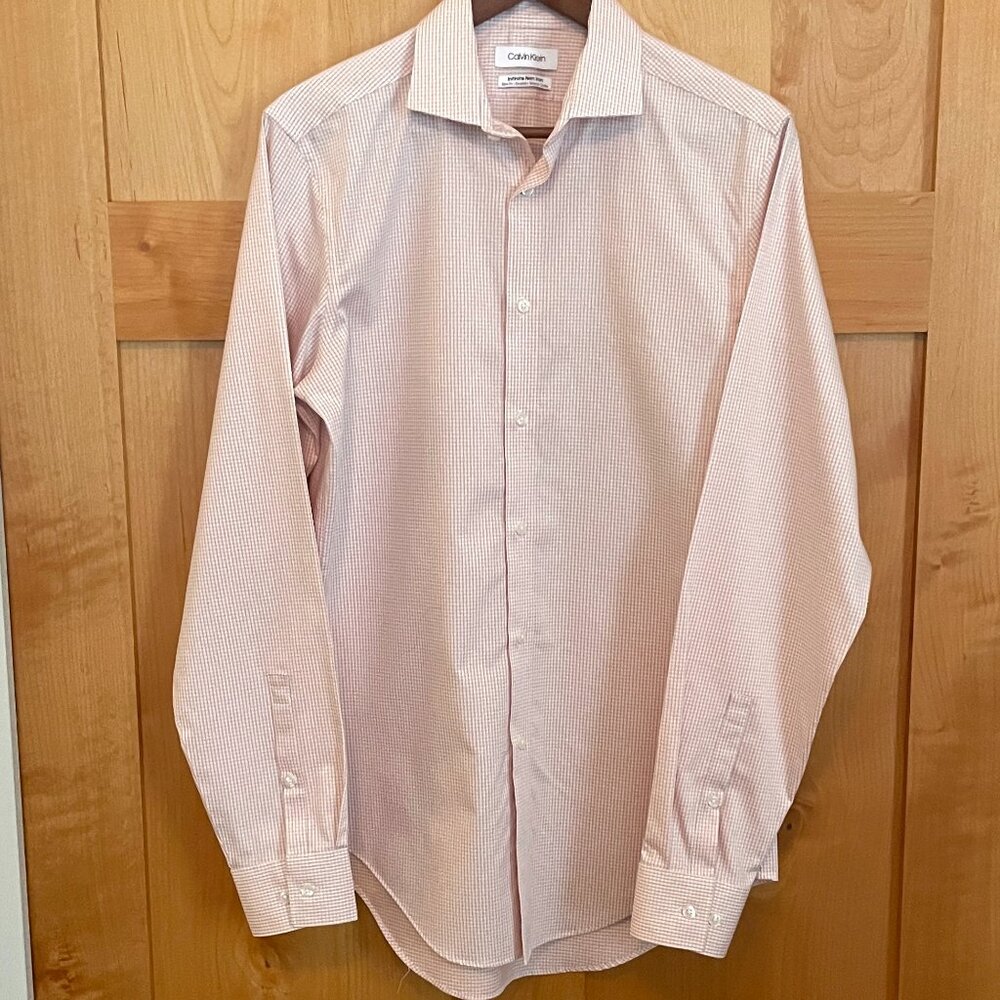Men's Calvin Klein Infinite Non Iron, Slim Fit, Stretch, Stretch Collar, Shirt